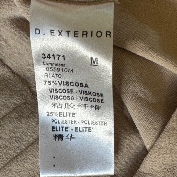 D. Exterior  Beige Mini Dress Size Medium - Picture 9 of 10